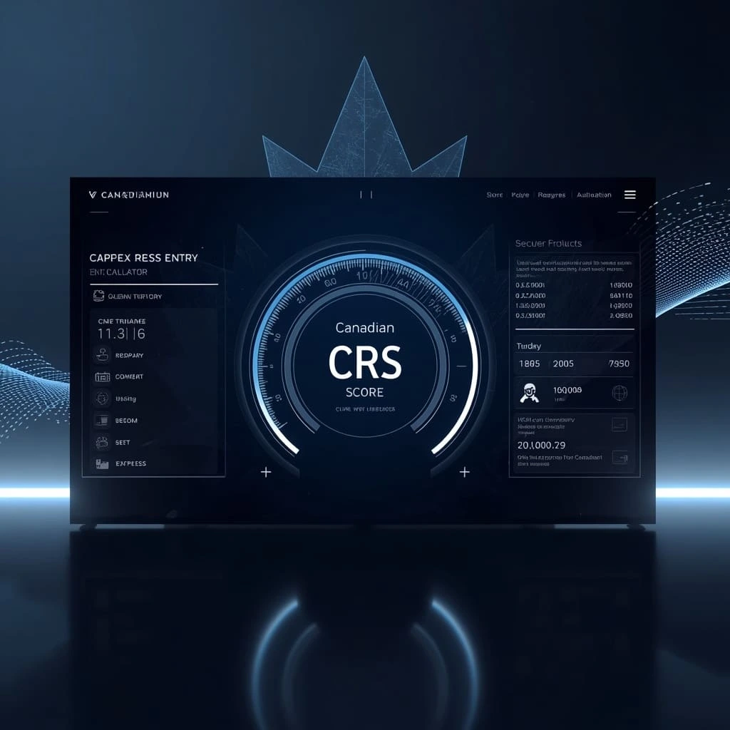 crs calculator for calculating an Express Entry CRS score in Canada