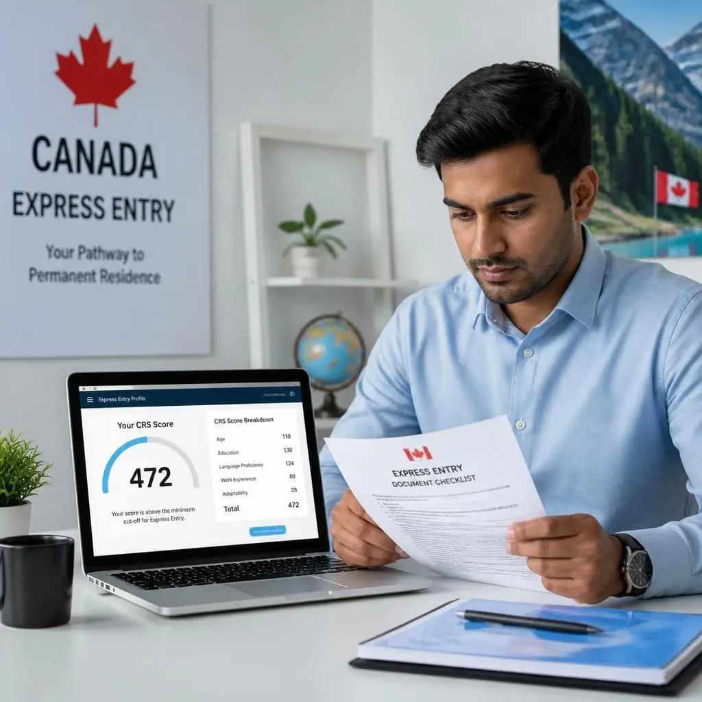 Moving to Canada from the UK with immigration documents and travel plans