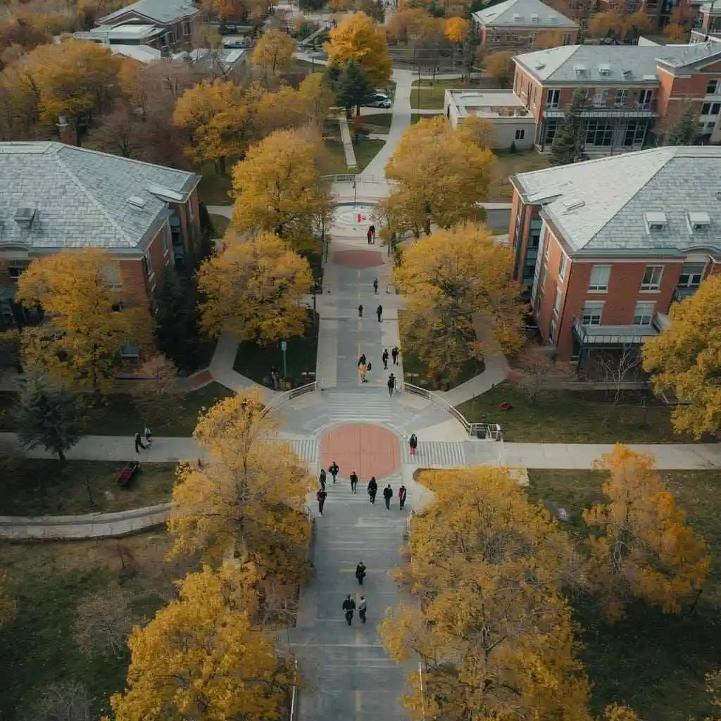 Canadian university campus representing a Designated Learning Institution