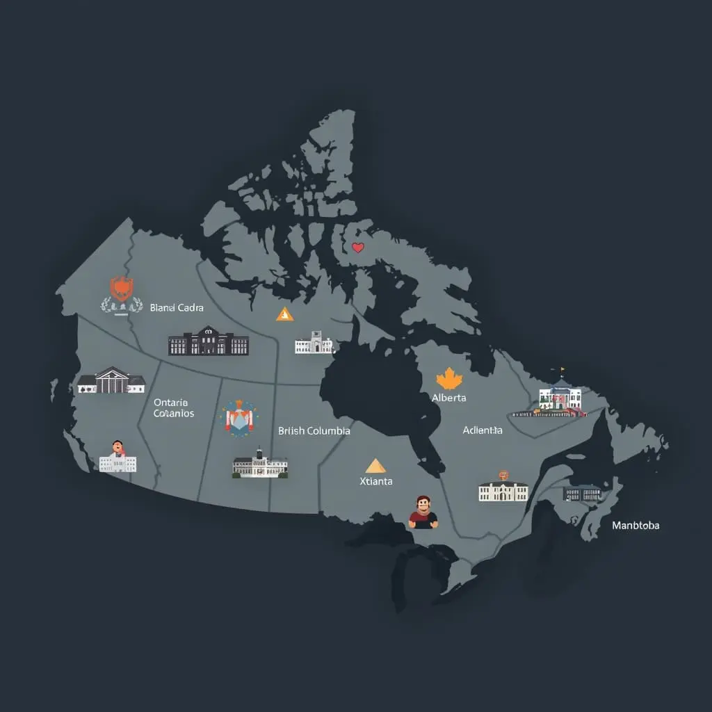 Map of Canadian Designated Learning Institutions for international students