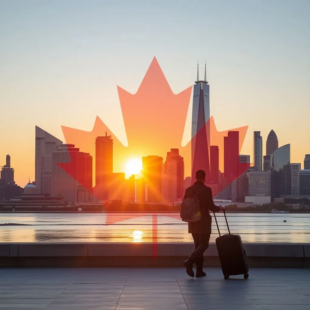 Moving to Canada and starting a new life in a Canadian city